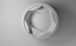 Ванна из искусственного камня Astra-Form Аврора 01010038 185 см белый глянец